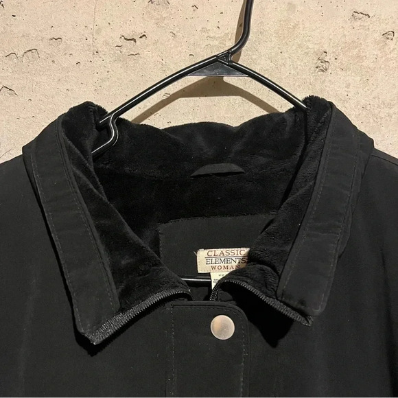 CLASSIC ELEMENTS Woman Women's Coat Soft Shell Jacket Black Size 2X - Picture 5 of 12